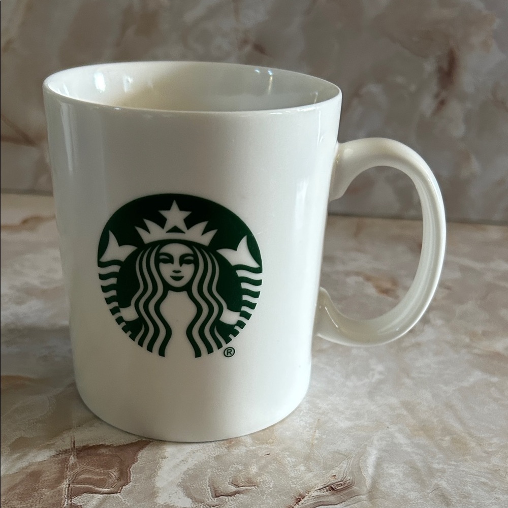 Starbucks Green Logo White Mug